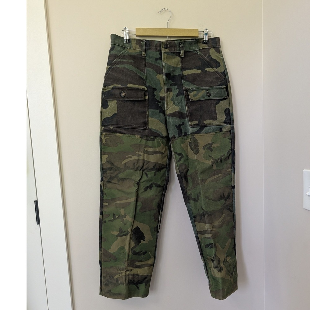 Vintage Liberty Mens Camouflage Field Hunting Game Camo Utility Workwear 32
